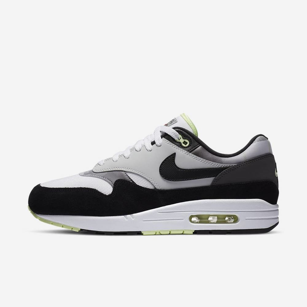 Sneakers Nike Air Max 1 Blanche 6973-215 White/Pure Platinum/Iron Grey/Black Homme | OCN-68580744